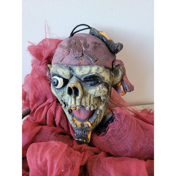 Halloween pirate AS IS hanging prop decor vintage home scary - Picture 9 of 11
